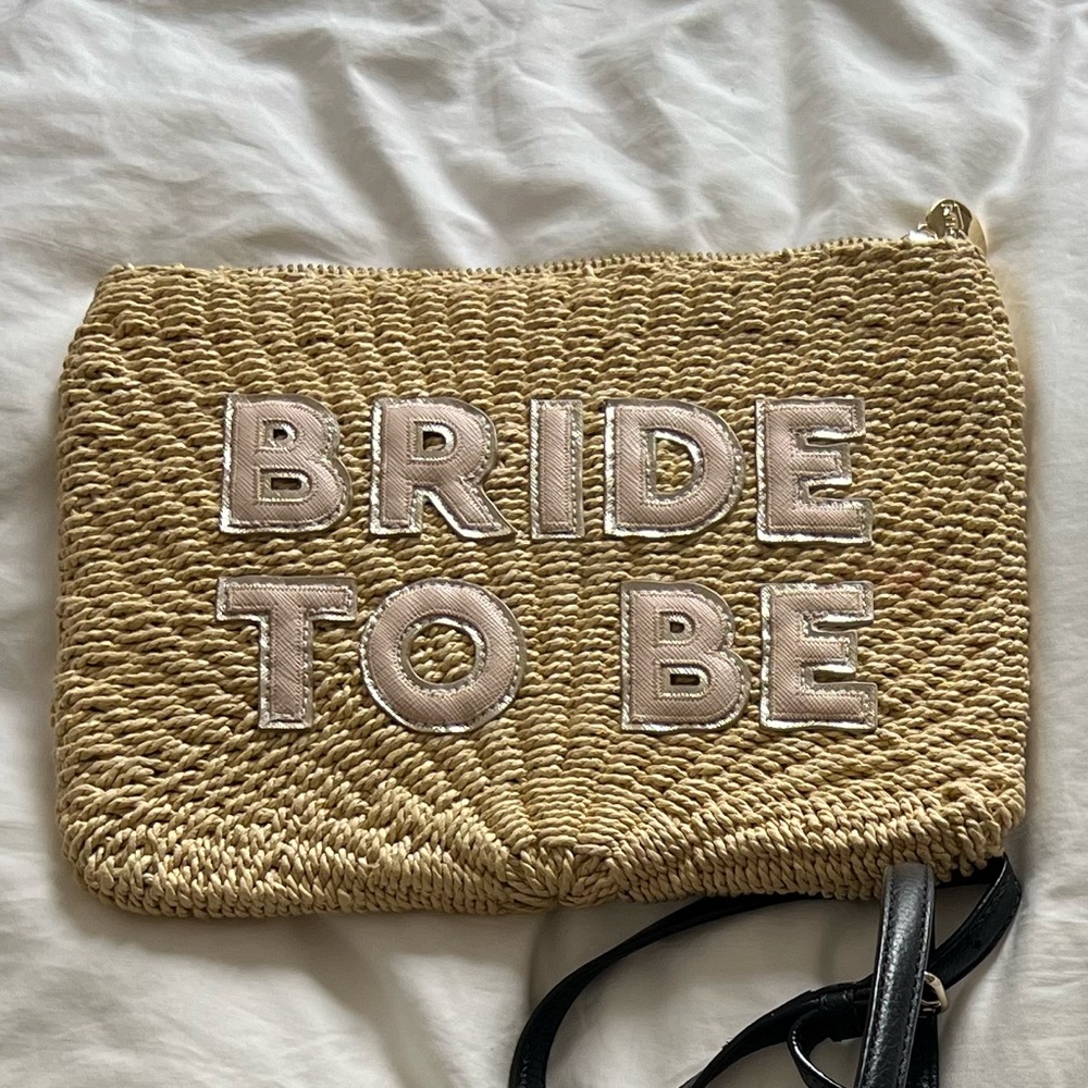 Stoney Clover woven clutch